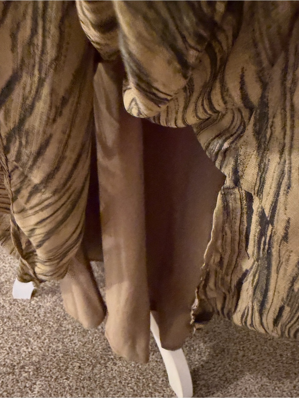 Chelsea 28 Split Long Sleeve Tiered Dress NWOT! - Picture 9 of 14